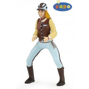 Cavalière adulte Fashion bleue Papo