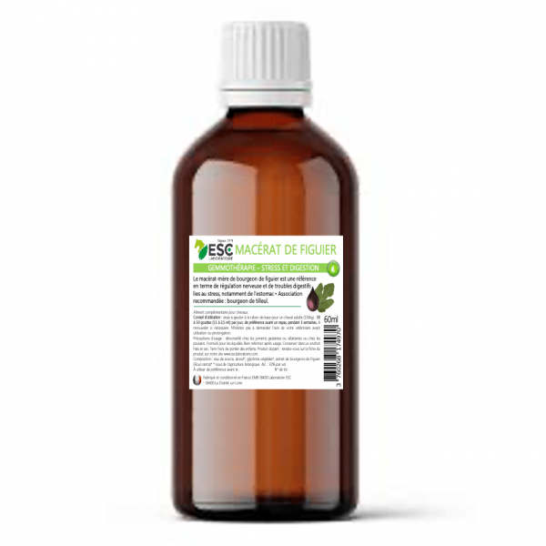 Macerat de bourgeon de figuier- Gemmothérapie cheval- Stress et troubles digestifs