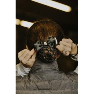 Barrette résille pour cheveux EQUITHEME Perle