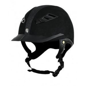 Casque BACK ON TRACK EQ3 Lynx Microfibre/Strass