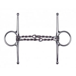 Mors aiguille FEELING double embouchure torsadée