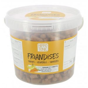 Friandises HIPPOTONIC, goût banane et carotte