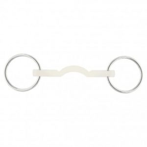 Mors 2 anneaux NATHE Flexi, droit, 15 mm