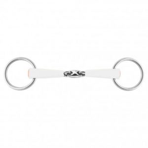 Mors 2 anneaux NATHE, simple brisure, 18 mm