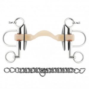 Mors pelham NATHE Flexi, droit