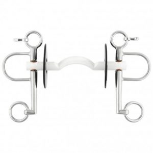 Mors pelham NATHE Flexible, avec passage de langue