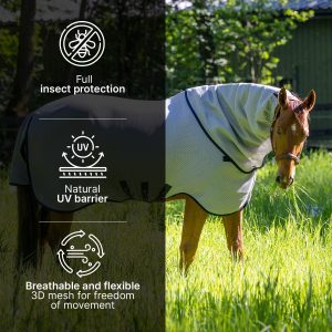 Winderen couverture anti-mouches pour chevaux Fly – Proof