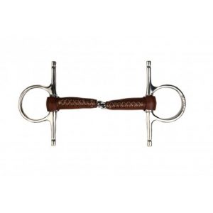 Mors à aiguilles METALAB Pinchless gainé cuir, 17 mm