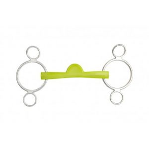 Mors réglable METALAB Flexi Soft 3 anneaux, demi-lune