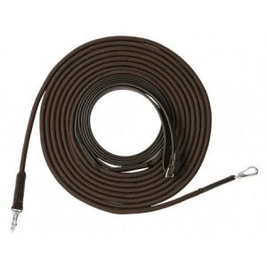 Longues rênes RIDING WORLD cuir/corde