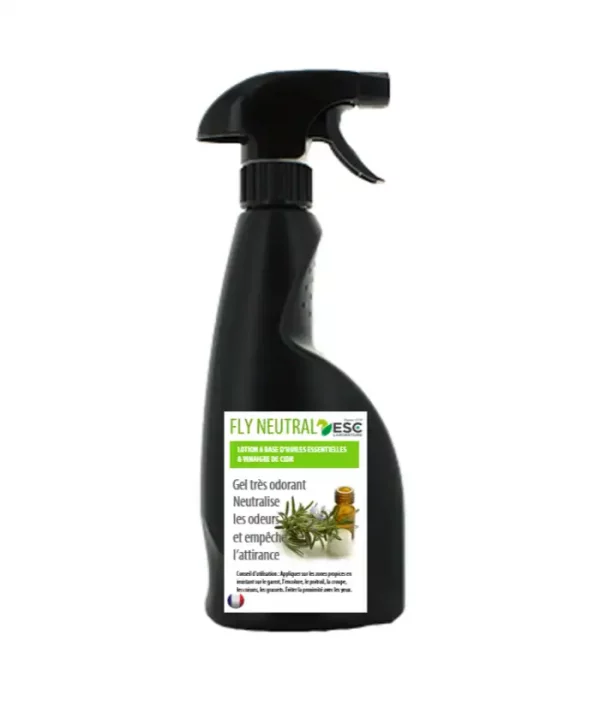 FLY NEUTRAL SPRAY – Lotion insectes cheval – À base d’huiles essentielles