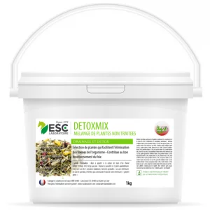 DETOXMIX – Drainage et détox cheval – Mélange de plantes ESC