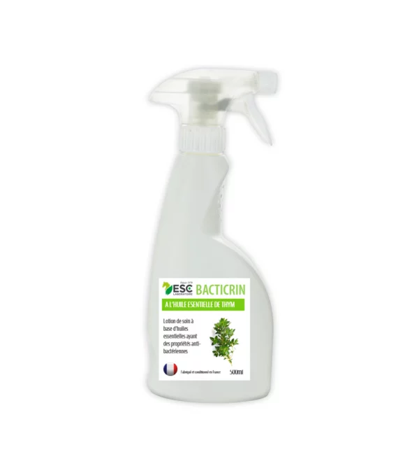 BACTICRIN – Lotion purifiante cheval – Enrichie en huiles essentielles ESC