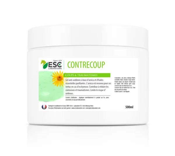 CONTRECOUP – Pommade coups et contusions cheval – À base d’Arnica