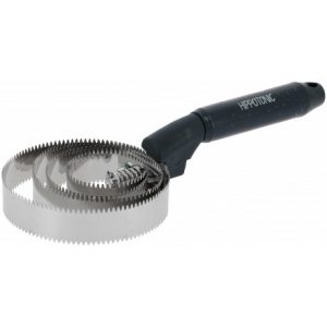Étrille métallique ronde HIPPOTONIC – Glitter