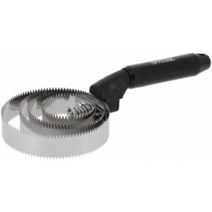 Étrille métallique ronde HIPPOTONIC – Glitter